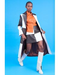 Jayley - Faux Leather Mini Skirt - Lyst