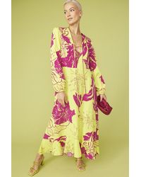Jayley - Rayon Blend Sienna Floral Maxi Dress - Lyst
