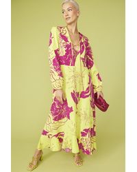 Jayley - Rayon Blend Sienna Floral Maxi Dress - Lyst