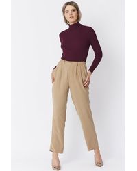 Jayley - Silk Blend Trousers Size: M (Uk 12) - Lyst