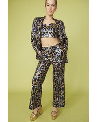 Jayley - Animal Print Sequin Blazer - Lyst