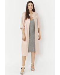 Jayley - Snake Print Faux Suede Jacket - Lyst