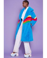 Jayley - Handmade Eco Faux Fur Coat - Lyst