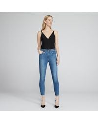 j brand alana high rise cropped