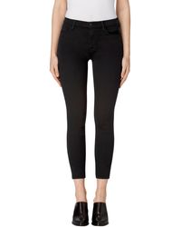 J Brand Alana High-rise Cropped Skinny - Black