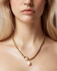 J.Crew - Rope Chain Freshwater Pearl Necklace - Lyst