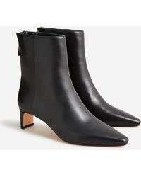 J.Crew Stevie Ankle Boots In Suede - Black