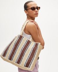 J.Crew - Handknotted Straw Tote Bag - Lyst
