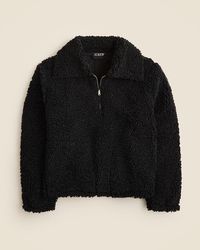 J.Crew - Sherpa Half-Zip Fleece Pullover - Lyst