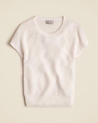 J.Crew - Ribbed Featherweight Cashmere T-Shirt - Lyst