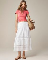 J.Crew - Pointelle Short-Sleeve T-Shirt - Lyst