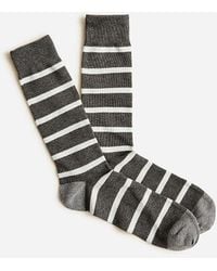 J.Crew - Naval-Striped Socks - Lyst