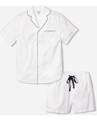 J.Crew - Petite Plume Short Set With Piping - Lyst