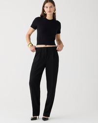 J.Crew - Tall Relaxed Drapey Crepe Trouser - Lyst