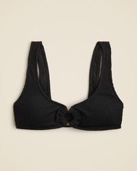 J.Crew - Claudia O-Ring Scrunchie Bikini Top - Lyst