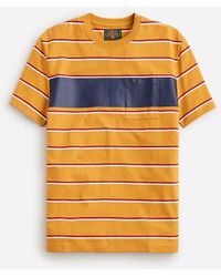 J.Crew - Beams Plus X Striped T-Shirt With Applied Detail - Lyst