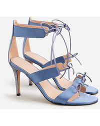 J.Crew - Collection Rylie Lace-Up Heels - Lyst