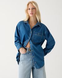 J.Crew - Relaxed Chambray Shirt - Lyst