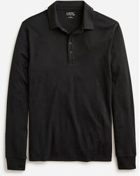 J.Crew - Long-Sleeve Performance Polo Shirt With Coolmax Technology - Lyst