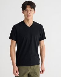 J.Crew - Slim Sueded Cotton V-Neck T-Shirt - Lyst