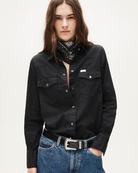 J.Crew - Lee X Jules Garment-Dyed Western Button-Up Shirt - Lyst
