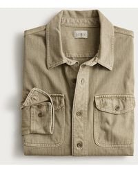 J.Crew - Herringbone Workshirt - Lyst