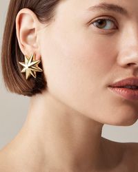 J.Crew - Oversized Starburst Stud Earrings - Lyst