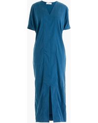j crew cupro tunic dress