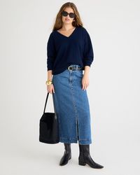 J.Crew - Cashmere Relaxed V-Neck Sweater - Lyst