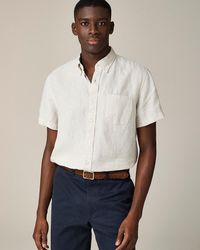 J.Crew - Short-Sleeve Baird Mcnutt Irish Linen Shirt - Lyst