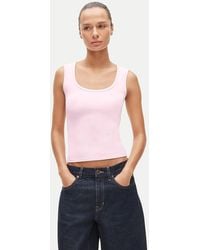 J.Crew - Refined Rib Scoopneck Tank Top - Lyst
