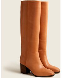 J.Crew Sadie Knee-high Boots In Leather - Brown