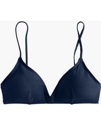 J.Crew French Bikini Top - Blue