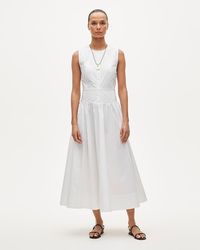 J.Crew - Petite Button-Front Dress - Lyst