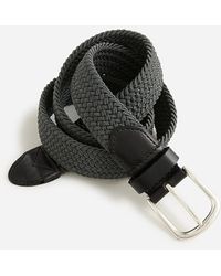 J.Crew - Woven Elastic Belt With Round Buckle - Lyst