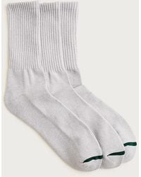 J.Crew - Athletic Crew Socks With Coolmax Technology Three-Pack - Lyst