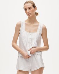 J.Crew - Lace-Trim Camisole And Pajama Short Set - Lyst