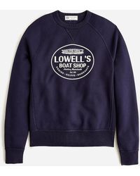 J.Crew - Lowell'S Boat Shop X Wallace & Barnes Graphic Sweatshirt - Lyst