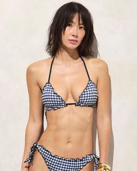 J.Crew - Lettuce-Trim String Bikini Top - Lyst