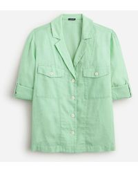 J.Crew - Camp-Collar Shirt - Lyst