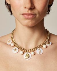 J.Crew - Chainlink Nautical Charm Necklace - Lyst