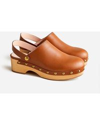 J.Crew - Convertible Leather Clogs - Lyst