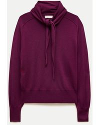 J.Crew - Scarf Sweater - Lyst
