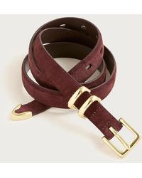J.Crew - Thin Suede Belt - Lyst
