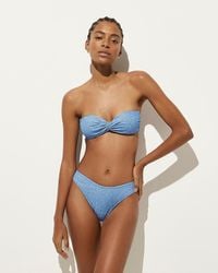 J.Crew - Sunny Sparkle Rib Bikini Bottom - Lyst