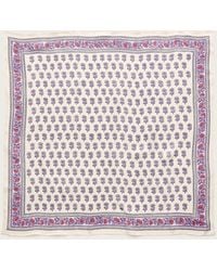 J.Crew - Printed Silk Scarf - Lyst