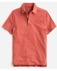 J.Crew - Sueded Cotton Polo Shirt - Lyst