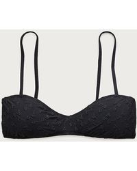 J.Crew - Wave Eyelet Bikini Top - Lyst