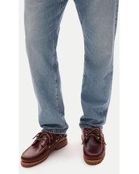 J.Crew - Timberland Authentic Three-Eye Lug Hand-Sewn Boat Shoes - Lyst