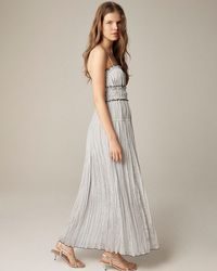 J.Crew - Crinkled Ruffle-Trim Dress - Lyst